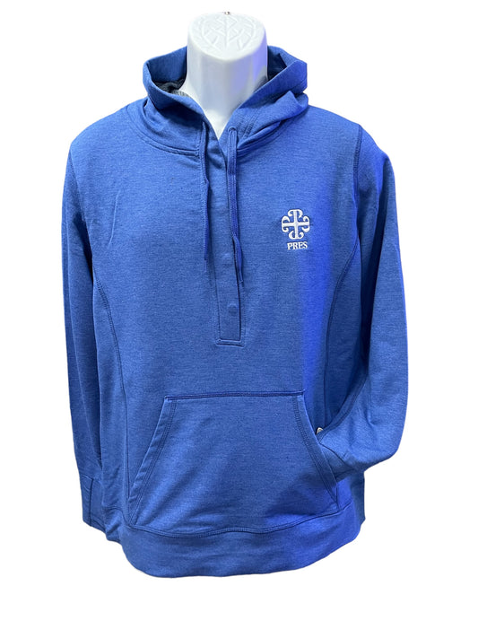 Snap Hooded Pullover