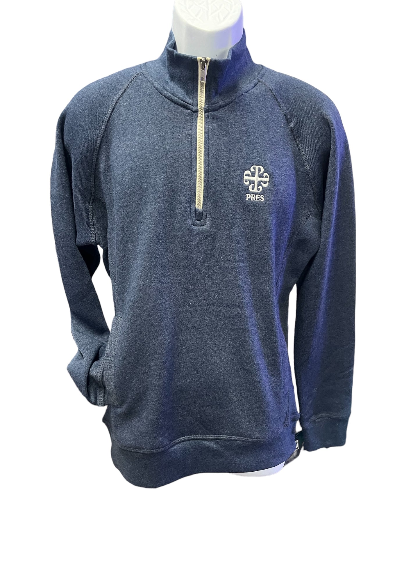 Navy Triblend Quarter Zip