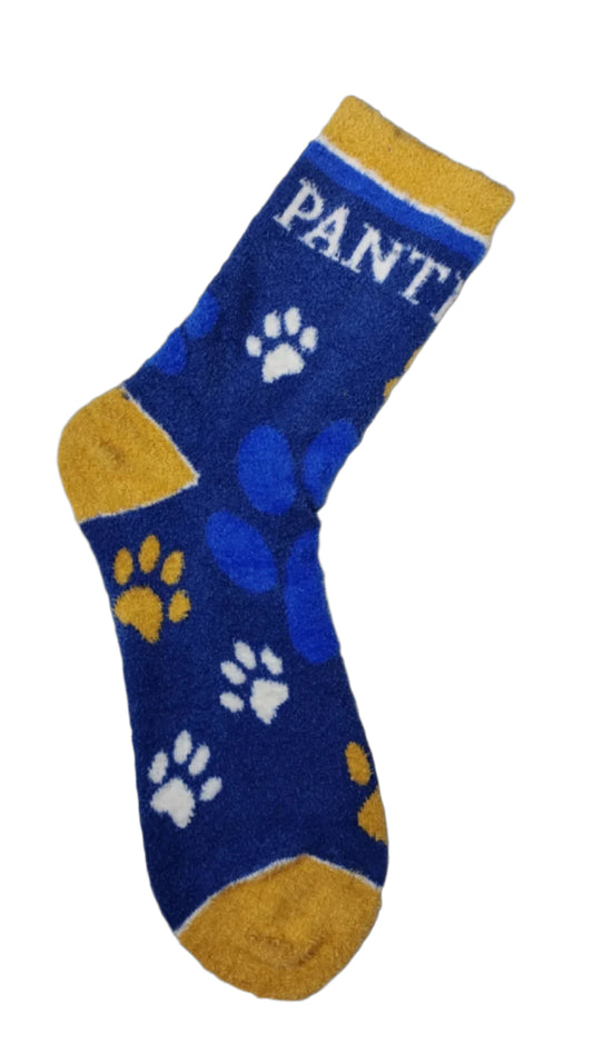Panthers Fuzzy Sock