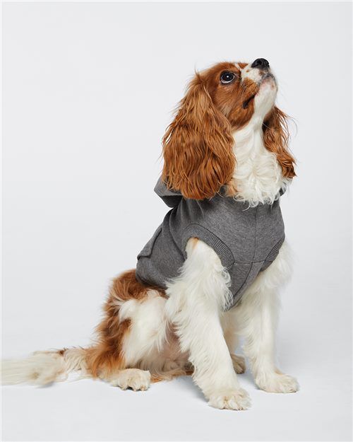 Grey Dog Fleece Hooded Sweatshirt
