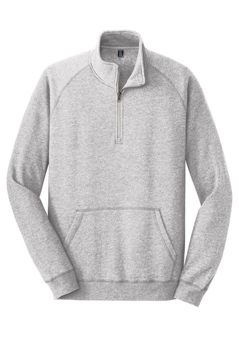 Grey Lightweight Fleece 1/4-Zip w/ Crest
