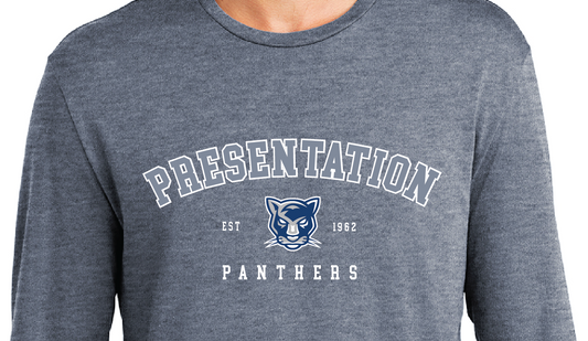 Heathered Navy Long Sleeve